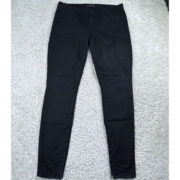 Vince Black Skinny Ankle Zip Pants - Picture 1 of 13